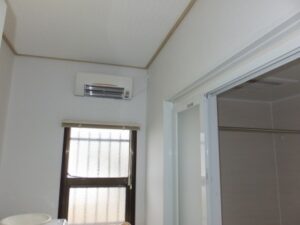 八王子市のバス/洗面台/トイレリフォーム脱衣室暖房機