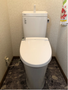 八王子市のLIXILアメージュZ+KA21便座設置工事